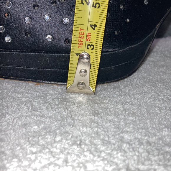 White House Black Market Matilda Sparkle Heels Size 9.5 - Picture 13 of 13